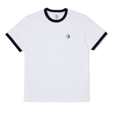 Polar Skate Co T-shirt S/S Rios Ringer White / Black